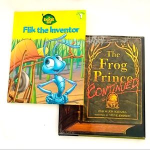 Books / Lot of 2 / The Frog Prince~Flik The Inventor